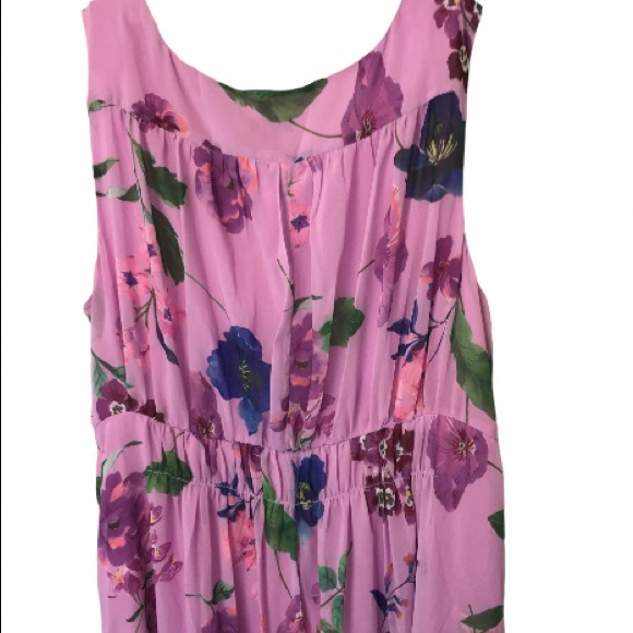 Talbots Dress sleeveless in pinks with flowers NWT - Picture 5 of 9